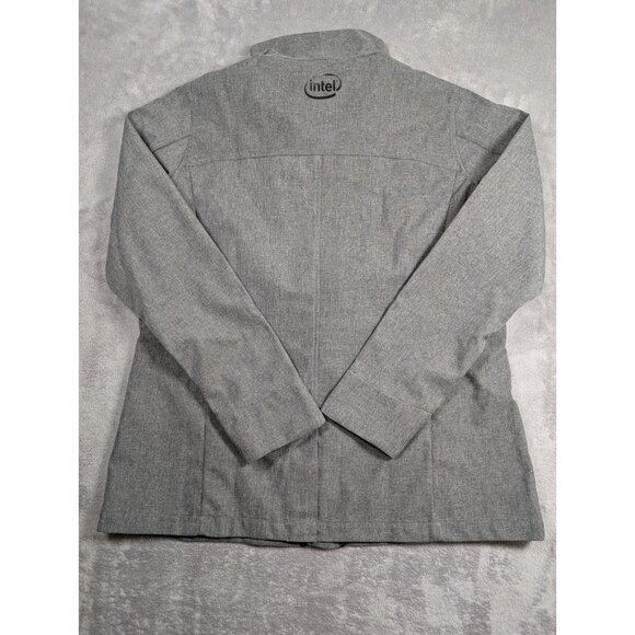 Intel Corporation North End Jacket Womens Size XL Gray Wrap Neck Waterproof - Picture 8 of 8